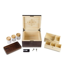 Load image into Gallery viewer, Wooden Connoisseur Smoking Station